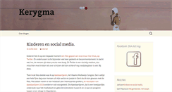 Desktop Screenshot of kerygma.be